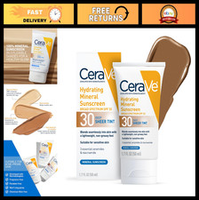 Hydrating Tinted Mineral Sunscreen SPF 30 - Zinc Oxide, Titanium Dioxide, 1.7 Oz