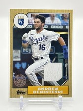 2022 Topps Andrew Benintendi #87R-AB 1987 Baseball 35th Anniversary Relics MEM