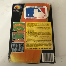 Major League Baseball NES Nintendo CIB Good Condition! Circle Seal! NICE!
