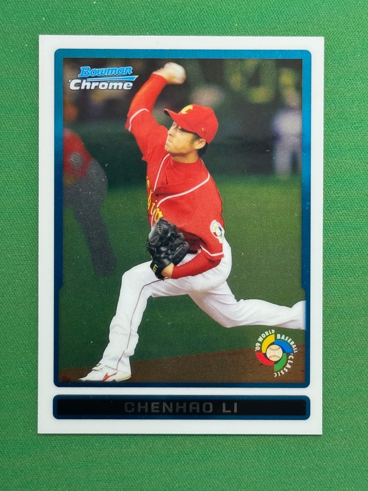 2009 Bowman Baseball Chrome WBC Prospects #BCW17 Chenhao Li
