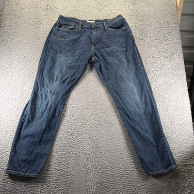 Lucky Brand 121 Jeans Men 38x32 Blue Cotton Denim Straight Slim Workwear Stretch