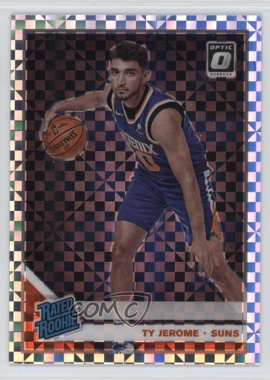 2019-20 Panini Donruss Optic Rated Rookie Checkerboard Prizm Ty Jerome #167 5c2