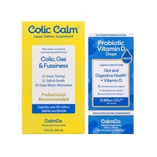 Colic Calm Gripe Water 2oz  CalmCo Infant  Child Probiotic Drops...