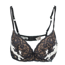 Victoria's Secret Bra SZ 34C Push Up Lace Adjustable Coquette Lingerie