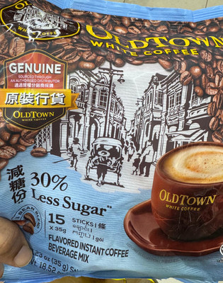 Oldtown White Coffee 30% Less Sugar (15 sticks) each bag