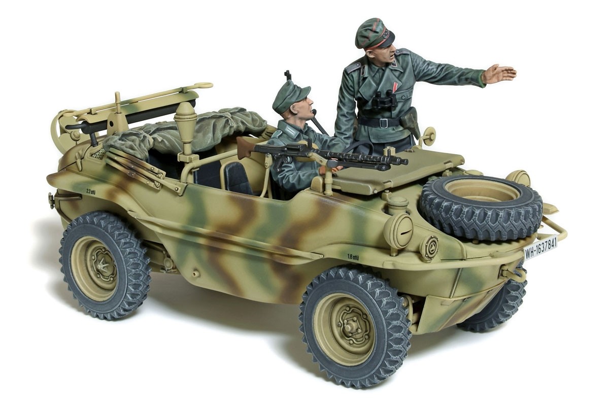 Tamiya 35393 Schwimmwagen Type 166 Wide Wheeled Version 1/35 Scale Model Kit