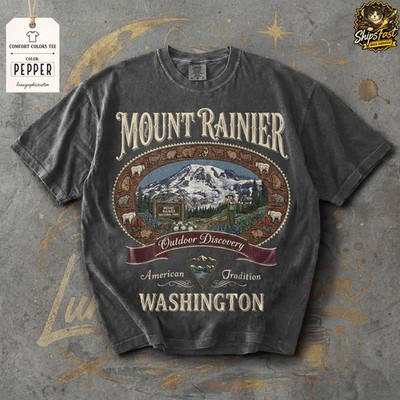 Vintage Mount Rainier Comfort Tee