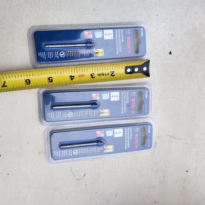 Bosch GT300 1/4'' Glass & Tile Drill Bit   Lot of 3   Carbide Tip   New