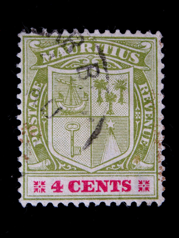 MAURITIUS  1  USED  STAMP  SC # 140