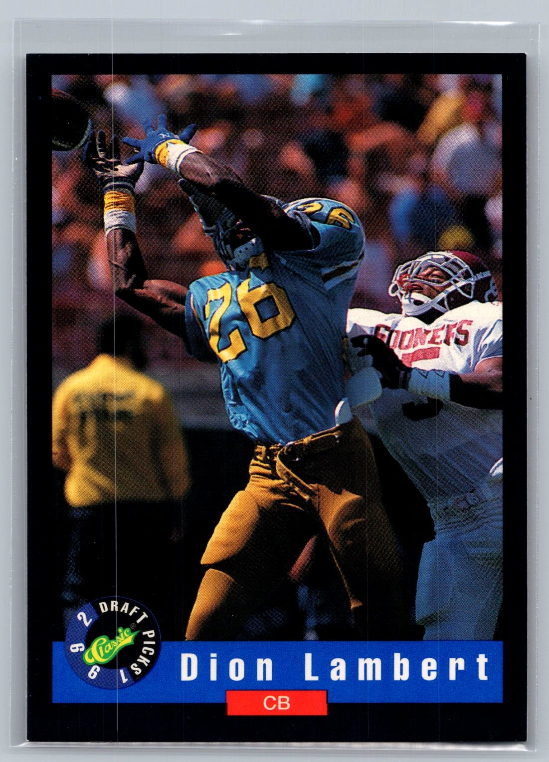 1992 Classic Draft Picks #23 Dion Lambert