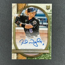 2025 Topps Museum David Wright Archival Auto /99 On Card#Z