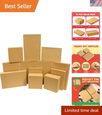 Gift Boxes Assorted Sizes 12PCS Christmas Holiday Cardboard Boxes with Lids