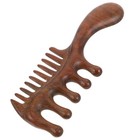 Sandelholz-Massage Kamm Massagegerät Für Die Kopfhaut Robuster Holzkamm