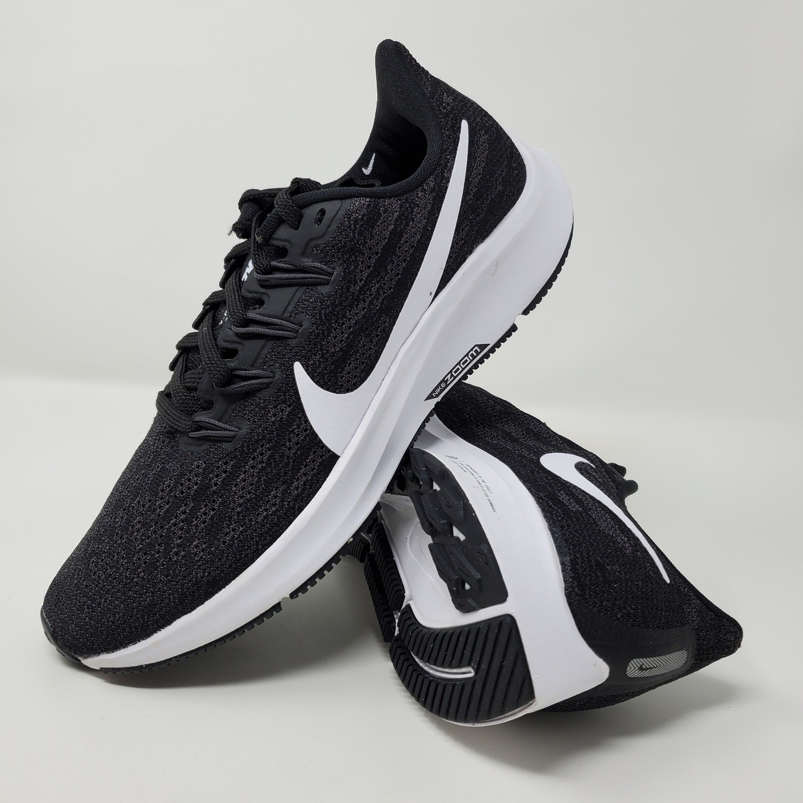 Women's Size 6.5 Nike Air Zoom Pegasus 36 AQ2210-004 Black Grey