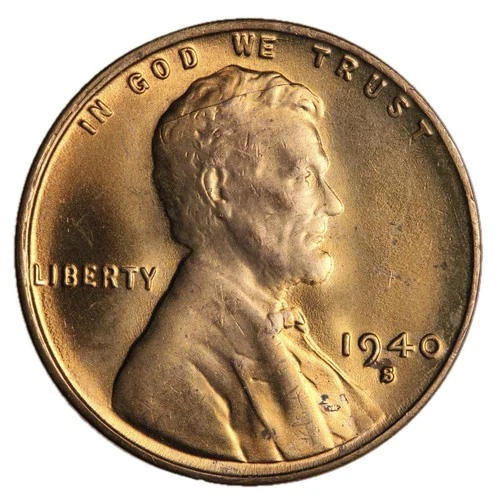 GEM BU RED 1940-S LINCOLN WHEAT CENT PENNY *UPGRADE YOUR ALBUM!*