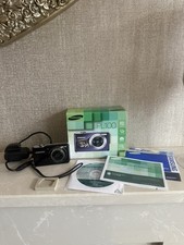 Samsung Digital Camera PL100 12.2MP Selfie Screen Black Tested