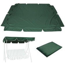 Replacement Swing Seat Canopy Cover Set Garden Chair Hammock Cover 2 3 Seater UK
