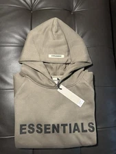 Essentials Hoodie Tan, Size S