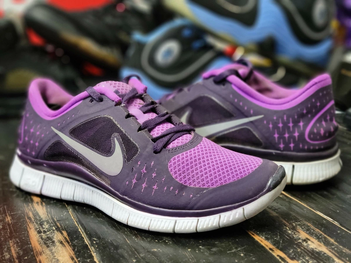 Pre-Owned 2012 Nike Free Run 3 Purple/White Shoes Women 8 | eBay