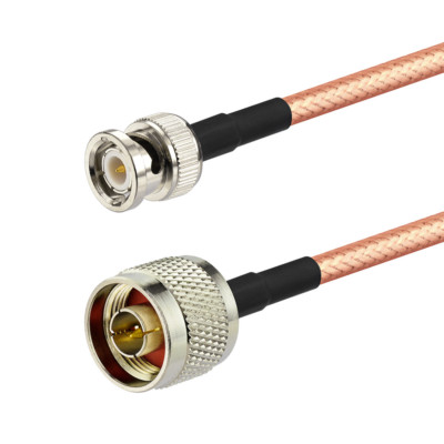 BNC Male to N Type Male RG400 Cable 3 feet for Signal Source Spectrum Analyzer