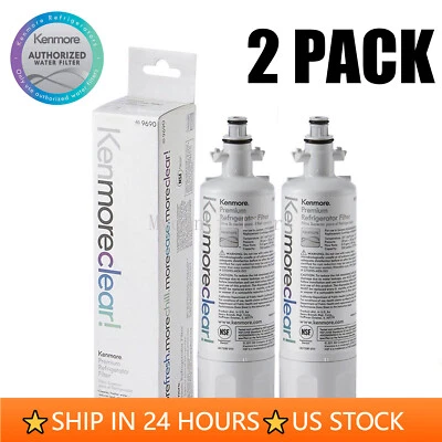 2 Pack 9690 Kenmore 469690 Replacement Refrigerator Water Filter Fit LG LT700P