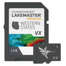 Humminbird LakeMaster VX Premium High-Definition Lake Maps Version5 MicroSD Card
