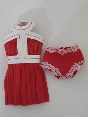 Handmade Skipper Fashion Dress Inspired by the Vintage Francie No Bangs Dress