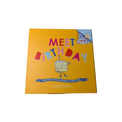 MEET BIRTHDAY : A STORY of HOW BiRTHDAYS COME to BE Box Set with Book and Plush