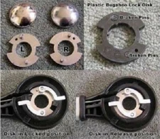 Bugaboo Cameleon Chasis Marco Asiento Piezas Silla de Paseo Sistema 1 X Disco 