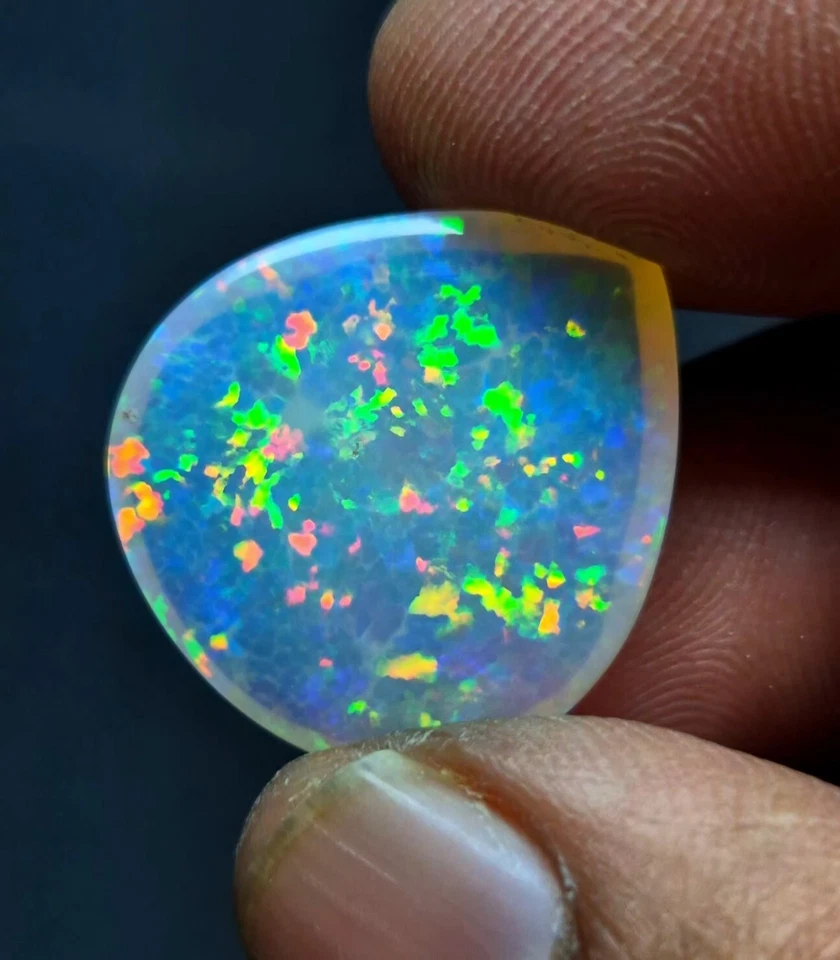 Alta Calidad Raro Ópalo de Fuego Cabina Única Ópalo de Fuego Grado Superior Punto Ópalo de Fuego Cabina Foto 2 de 4