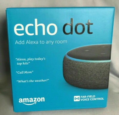 Amazon Echo Dot 3rd Generation Smart Assistant Black Speaker
