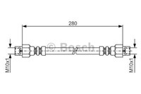 Bosch Bremsschlauch 1 987 476 234