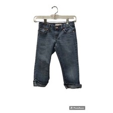 Old Navy Girls Size 7 medium wash capri denim jeans