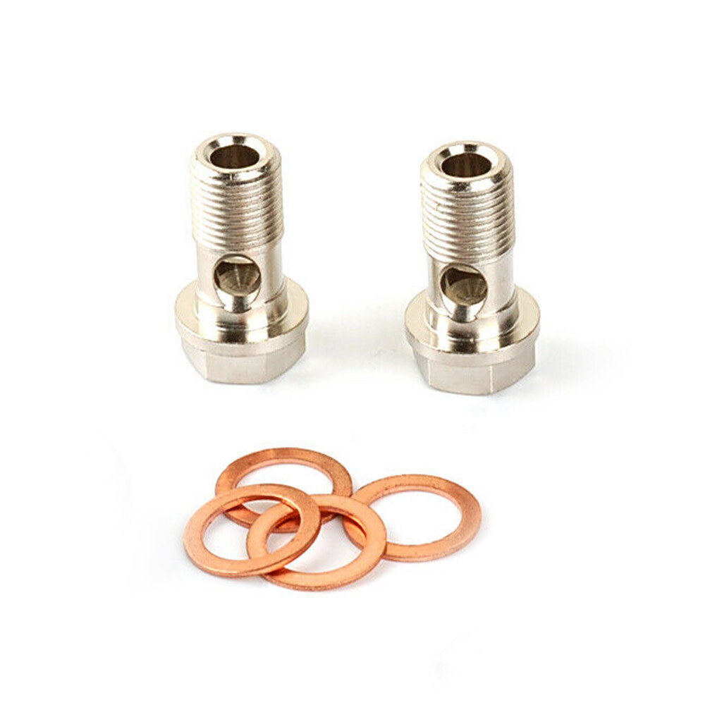 Banjo Bolts with Copper Washers for Ford F250 F350 F550 Power Stroke 6