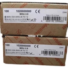 100pcs 1020000000-WDU2.5 Straight-through Guide Plug-in Type Terminal 