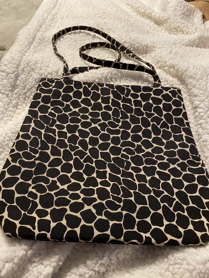 *RARO* BOLSO DE MANO KATE SPADE Original Grande Estampado Jirafa en muy buena condición