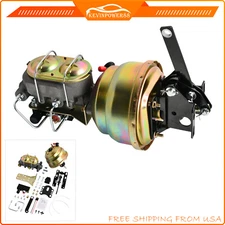 8" Dual Power Brake Booster 1" Master Cylinder & Prop for 1957-1972 Ford F-100