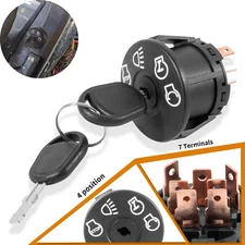 for John Deere X100 Series Ignition Switch 2 Keys X300 X304 X320 X324 X500 X340