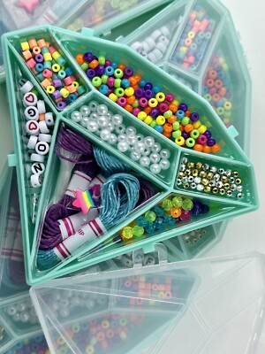 NWT Gemstone Jewelry 1 case Mine 2 Design You can Make 10 bracelets & more