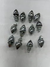 12X Universal Chrome License Plate Bullet Fasteners  KROMETTS with 6MM stud