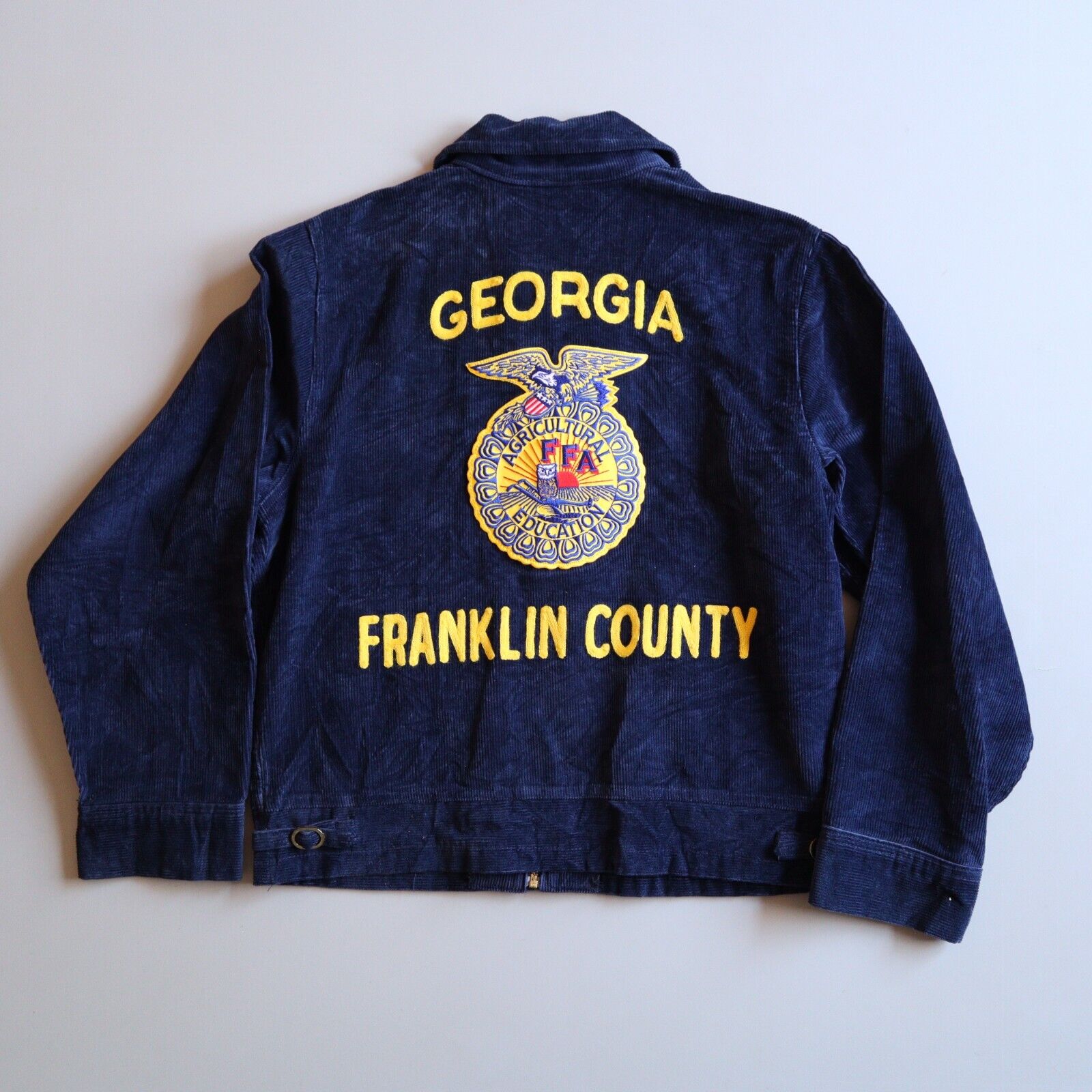 Blue FFA Corduroy Farmers Agricultural Work Jacke… - image 1