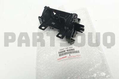 5880660060 Genuine Toyota POCKET, CONSOLE BOX 58806-60060 | eBay