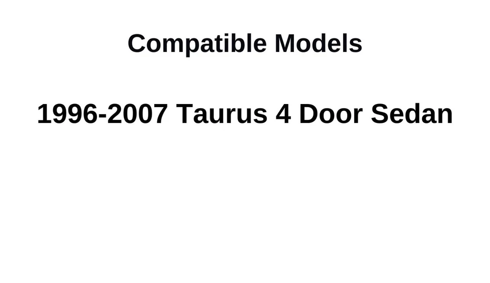 Fits 1996-2007 Ford Taurus Sedan Passenger Side Right Rear Door Window Glass - Image 3 of 4