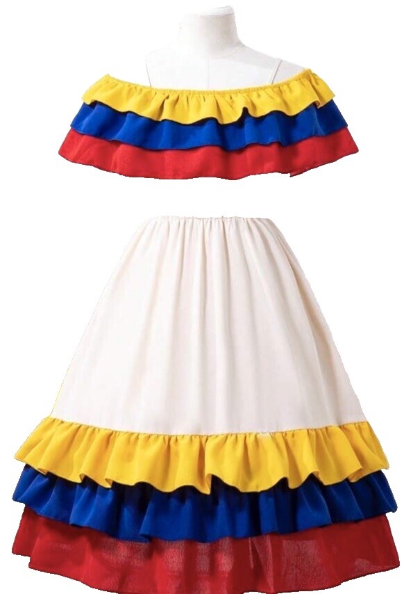 colombian embroidered dress Colombian fashion
