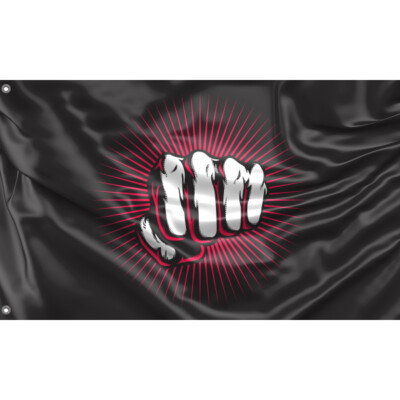 Verbotsschild Flagge einzigartiges Design, 3x5 Fuß / 90x150 cm Größe EU Made