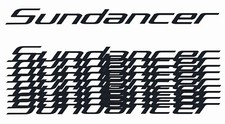 10x For SEA RAY SUNDANCER Boat Decals Stickers Emblem Letters 19 INCH
