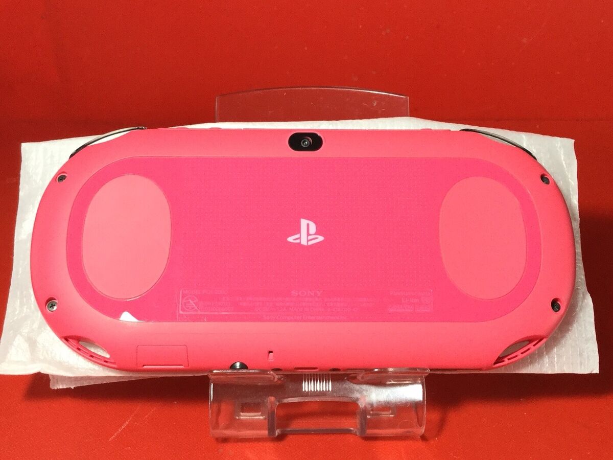 Sony PS Playstation vita Wi-Fi model PINK BLACK PCH-2000 ZA15 