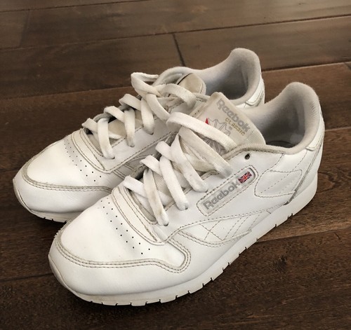 white reebok classics junior