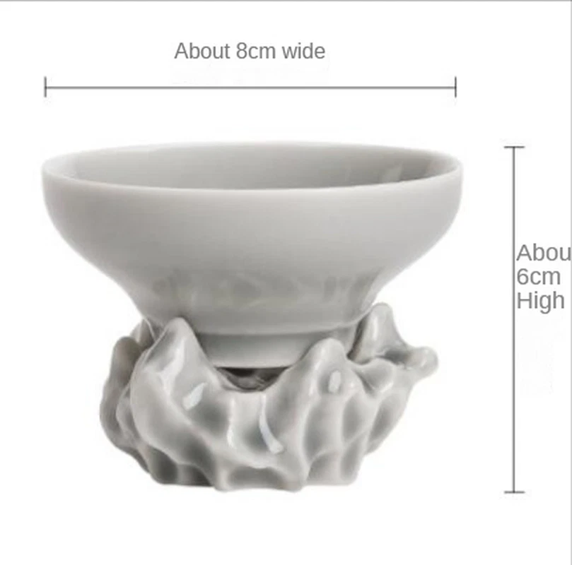 3.1inch China Ceramic Filter Tea Funnel Tea Filter Tea Strainer Tea Compartment - Image 2 of 4