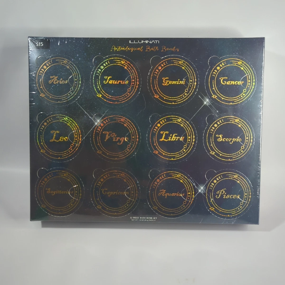 ILLUMINATI ASTROLOGICAL BATH BOMBS GIFT, ADVENT CALENDAR, MONTHLY BOMB |  eBay